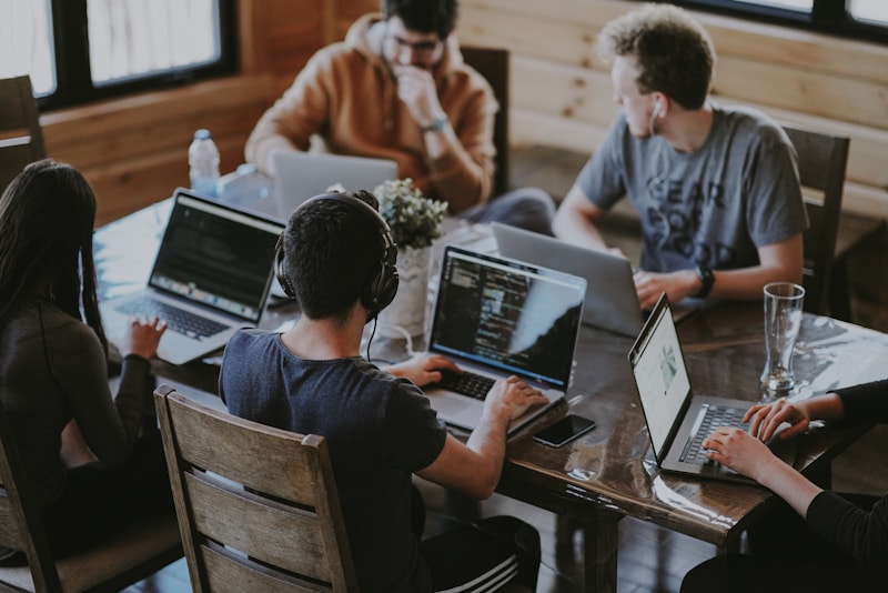 Team building at a hackathon
